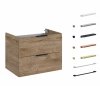 AQUAFORM - Set FRAME 60 2S zestaw szafka + umywalka DĄB CANELA 169332